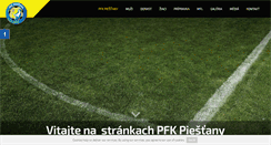 Desktop Screenshot of pfkpiestany.com